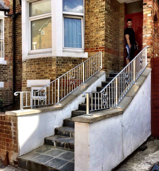 Wall rails to meet safety regulations. Oxford