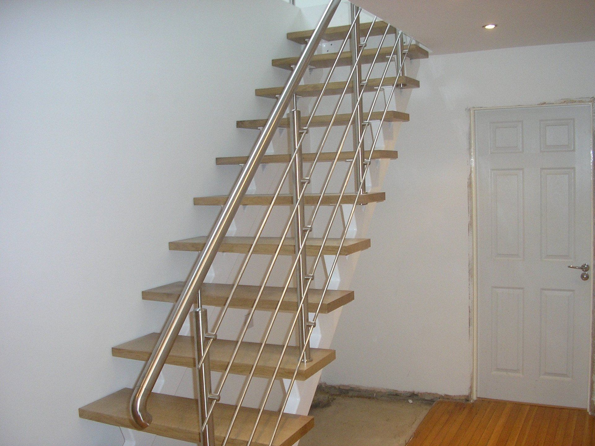 Steel and timber staircase