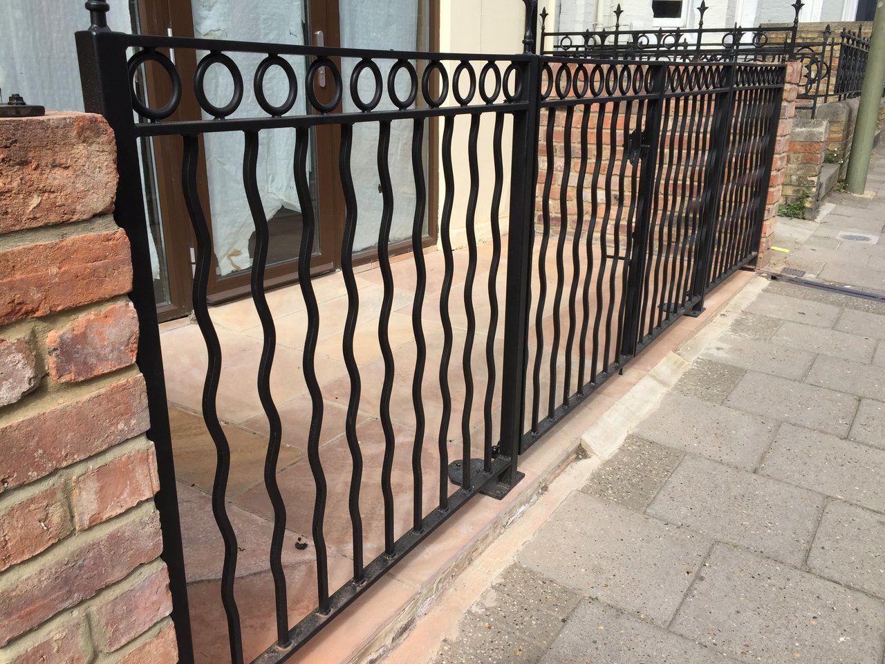 Ornate rails for an Oxford bar