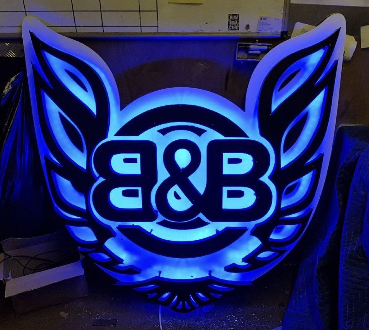 Refurbished Aluminium sign