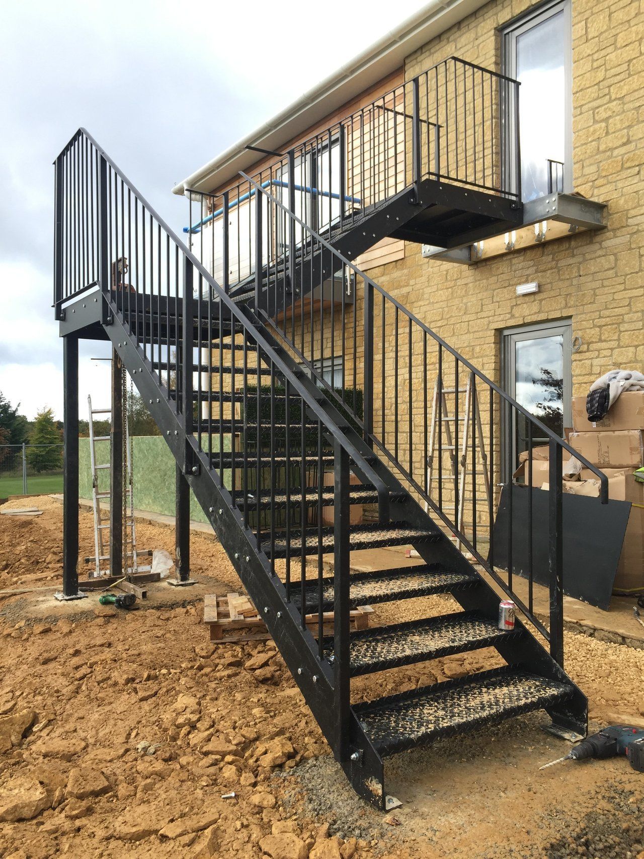 External staircase at Chipping Norton Country Club