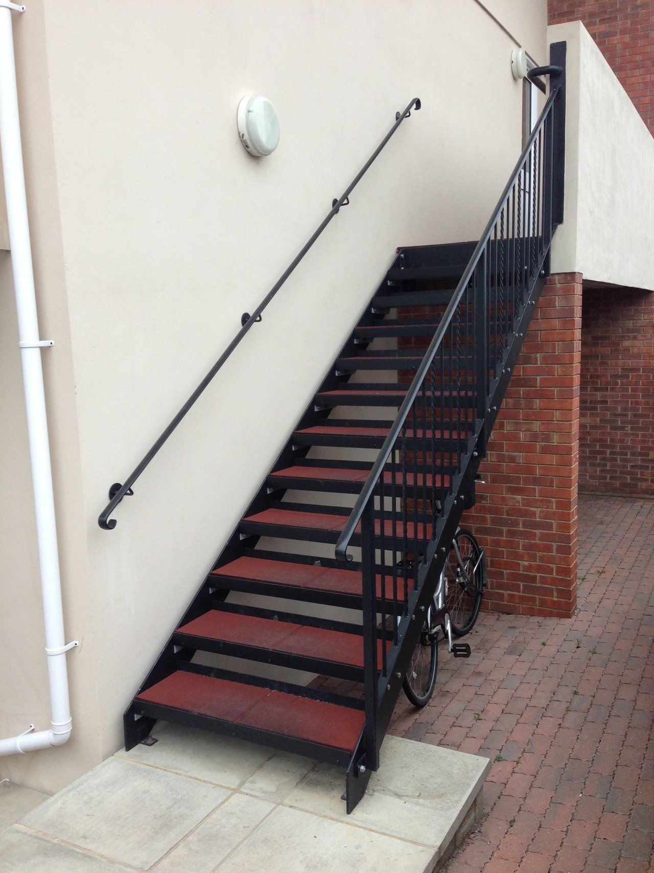 Steel and rubber stairs for flats , Oxford