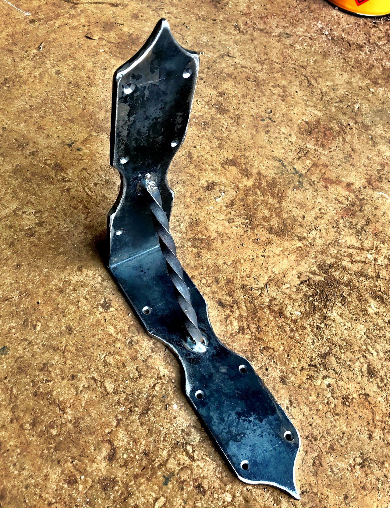 Medieval style angle brackets