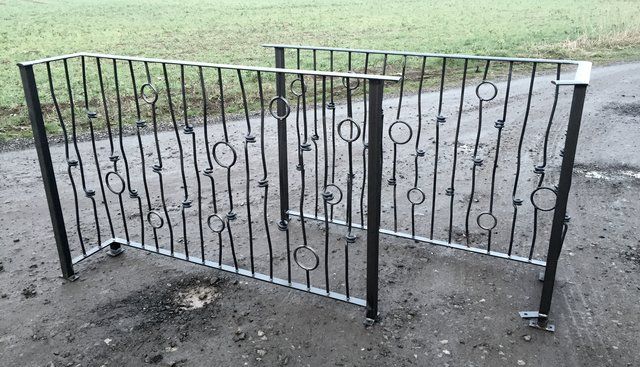 Very ornate and knotted rails for an artist's studio