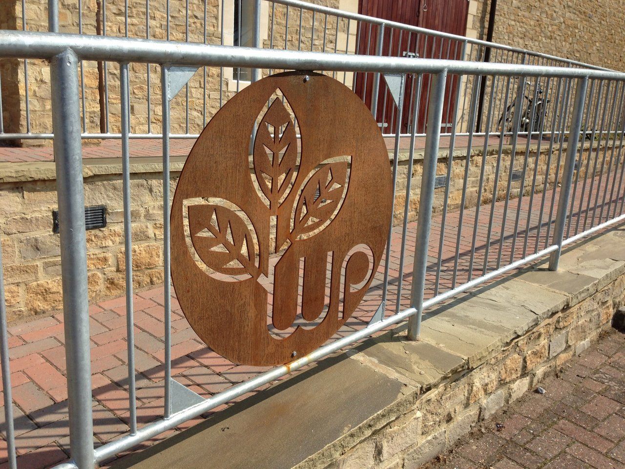 Rails and Laser cut logo