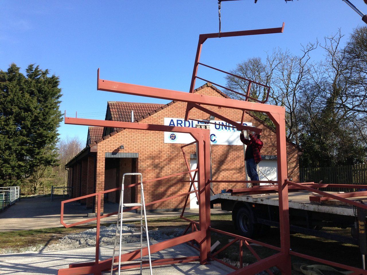 Ardly United Football stand