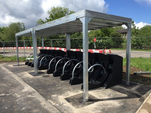 Eco bike sheds for Oxford City Council