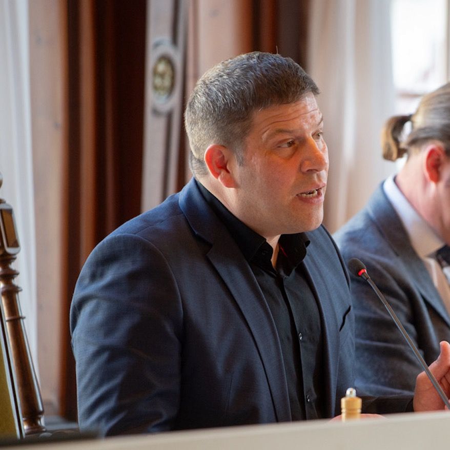 Claudio Votta, amtierender Parlamentspräsident der Stadt Weinfelden 