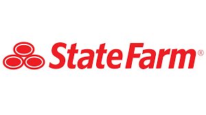 Red State Farm logo. Three connected ovals on the left, with