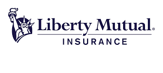 Liberty Mutual Insurance logo with Statue of Liberty and text.