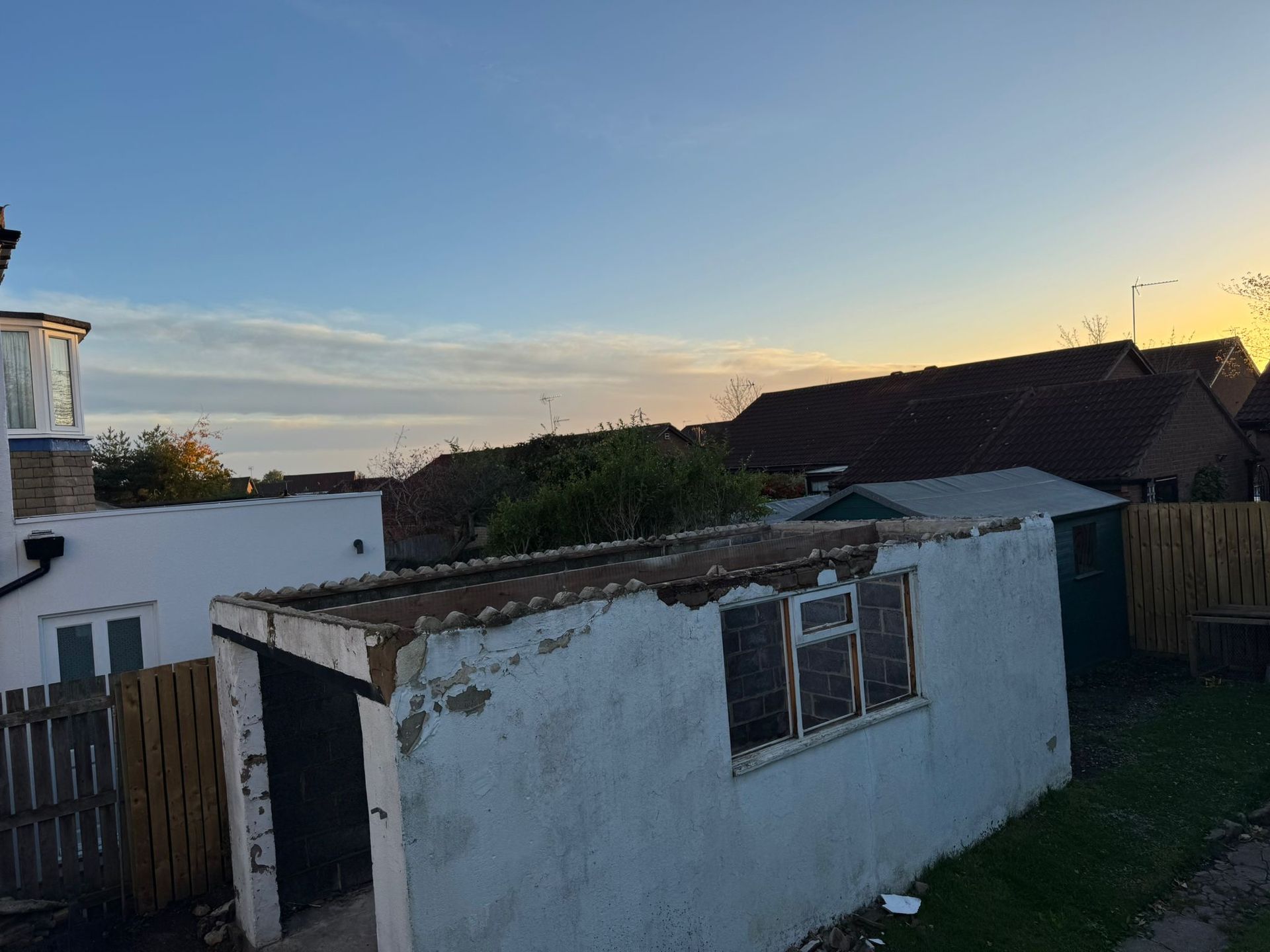 Asbestos Garage roof removal Lincolnshire
