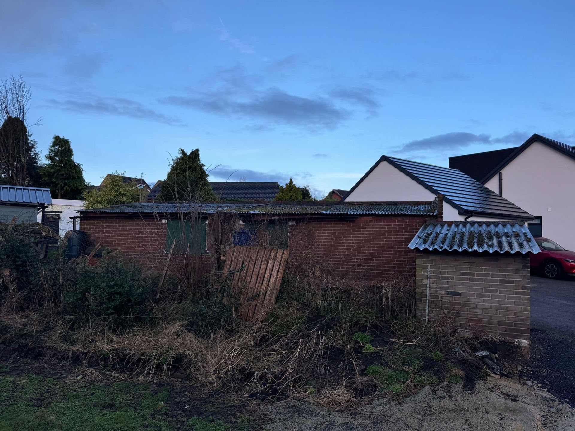 Asbestos garage roof removal Preston