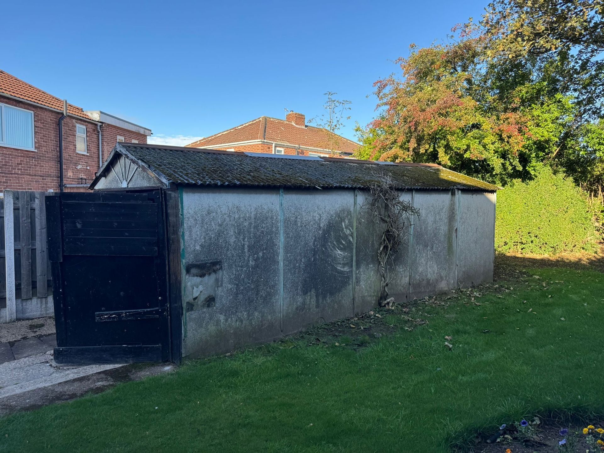 Full Asbestos Garage removal - Rotherham