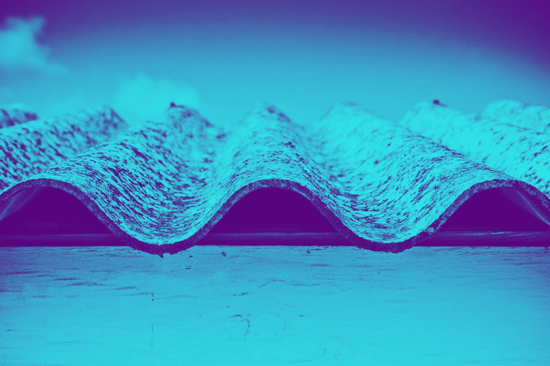 corrugated asbestos roof