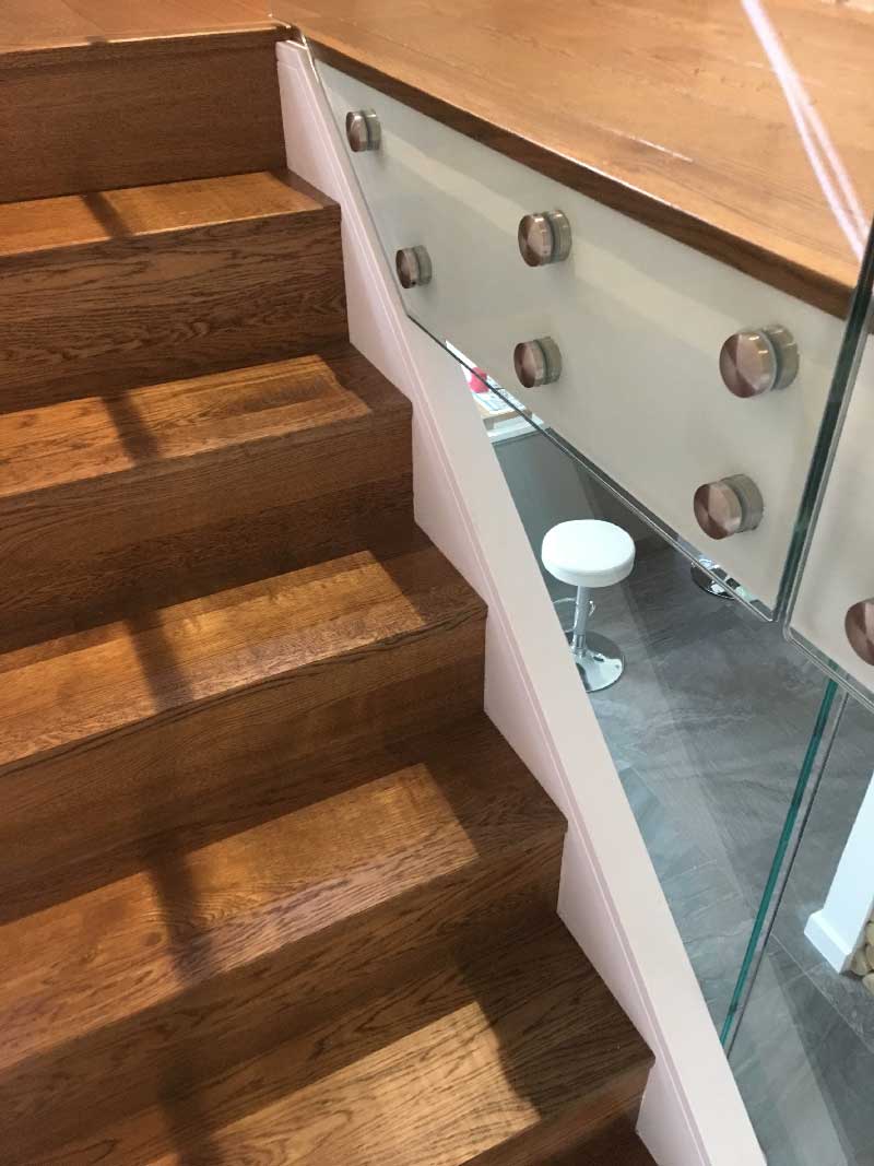 Evolution Stairs - Glass work- Jangra Project