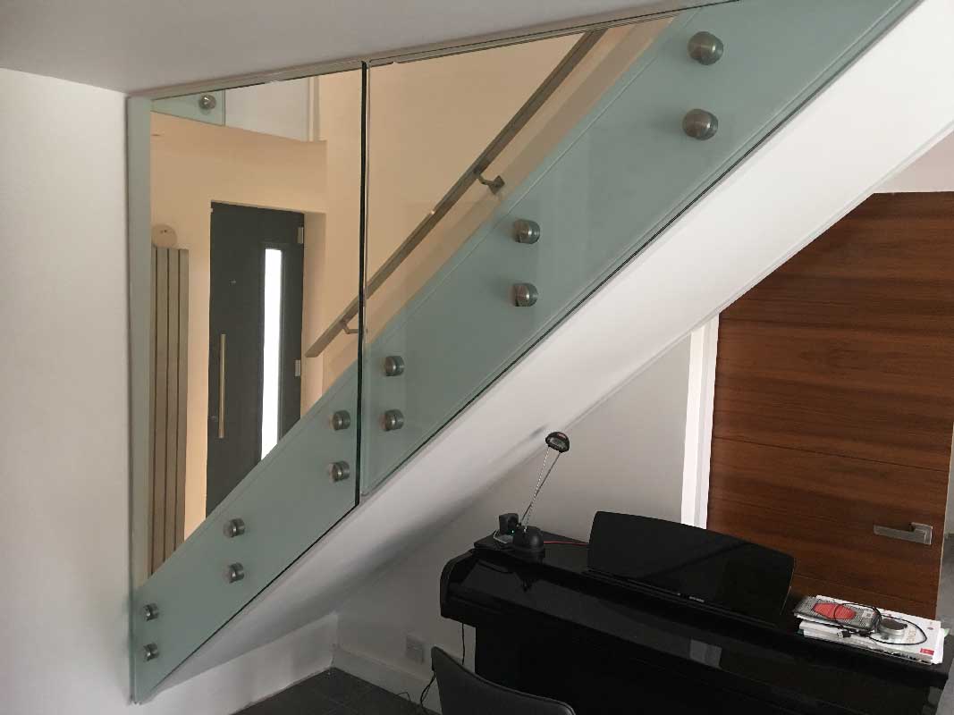 Evolution Stairs - Glass work- Jangra Project