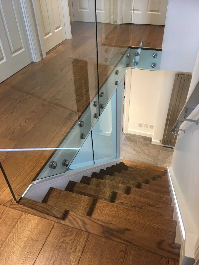Evolution Stairs - Glass work- Jangra Project