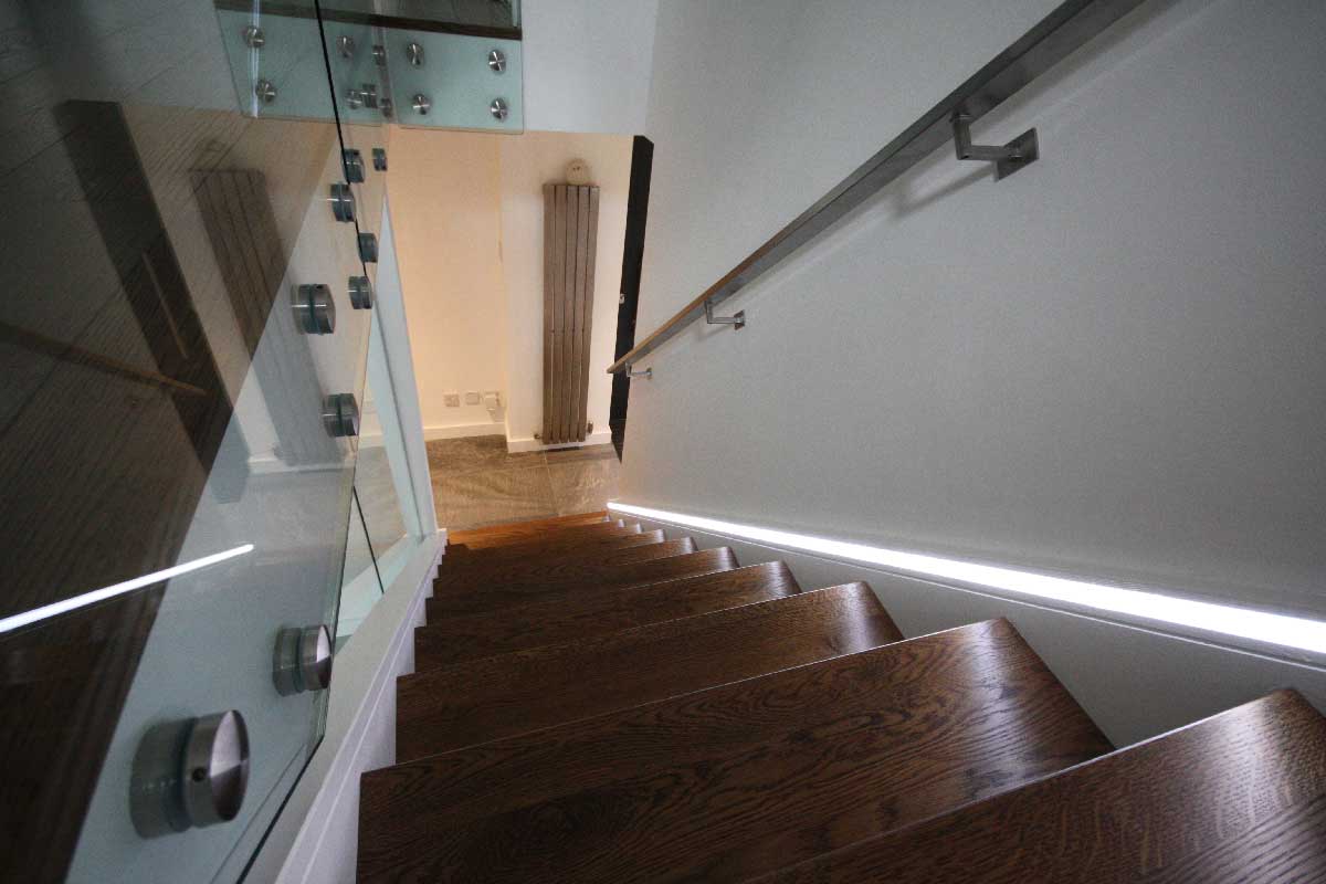 Evolution Stairs - Glass work- Jangra Project