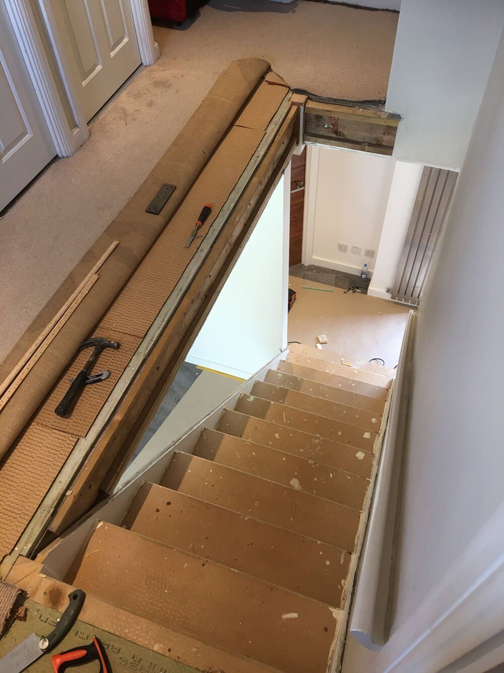 Evolution Stairs - Glass work- Jangra Project Middle