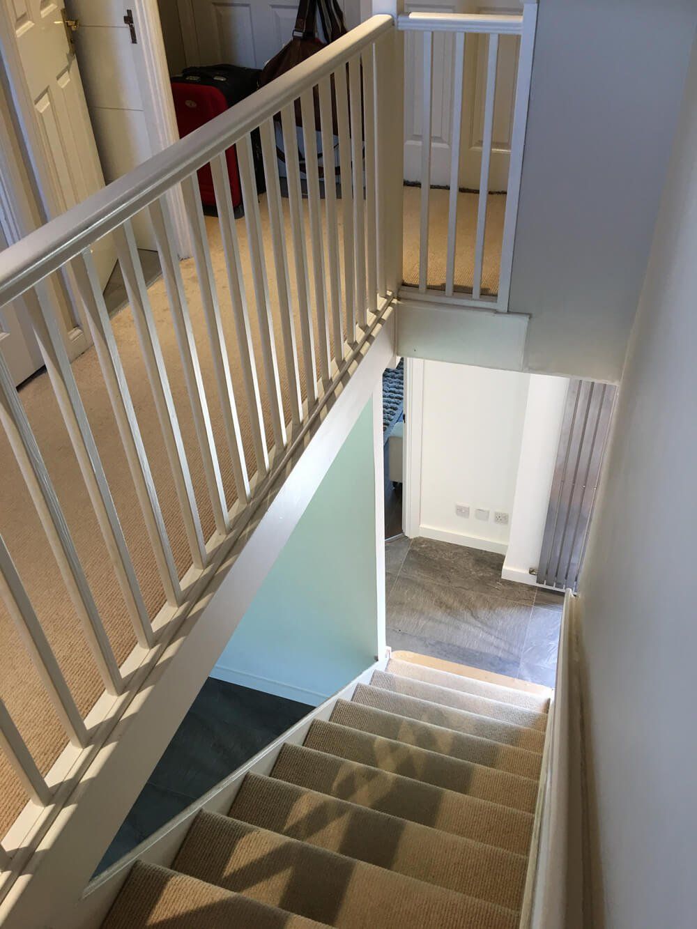 Evolution Stairs - Glass work- Jangra Project Before