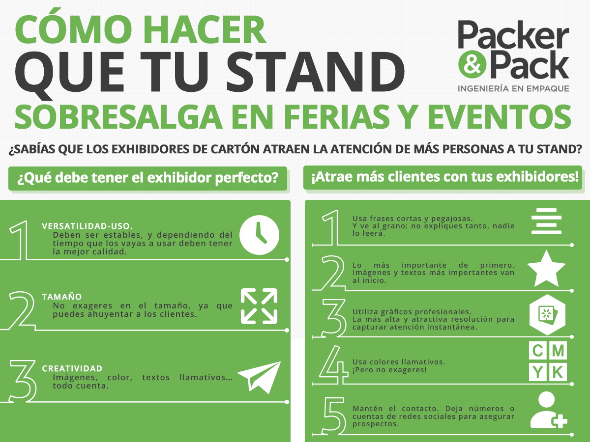 InfografÍa Tips Para Que Tu Stand Sobresalga En Ferias Y Eventos 0284