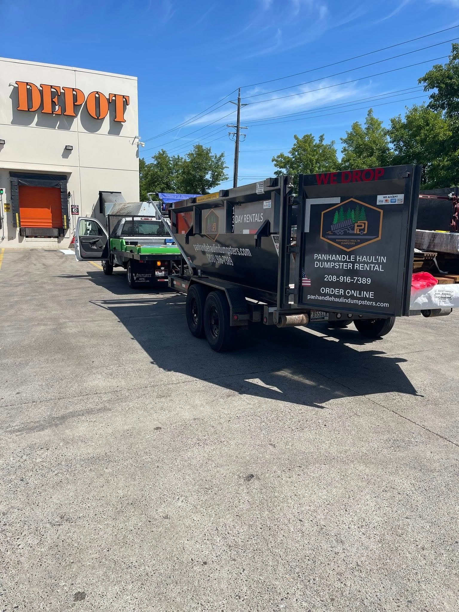 Renovation debris needing roll-off dumpster in CDA Idaho