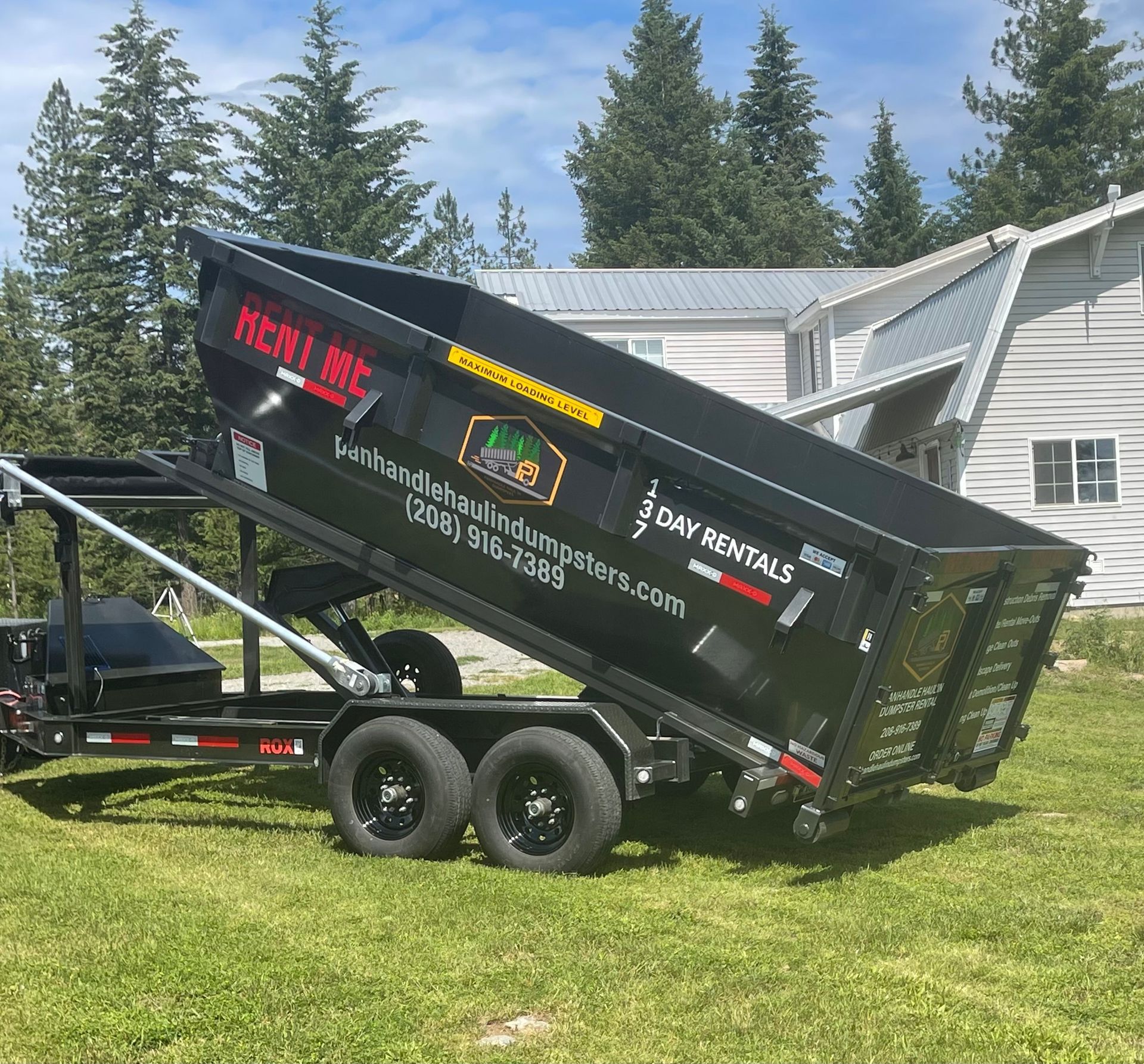 Panhandle Haul’in Dumpster Container