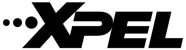 Black XPel logo with three dots on the left and bold stylized text on a white background