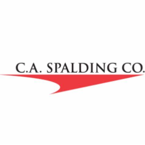 C.A. Spalding Co. logo, text in black with a sweeping red underline.