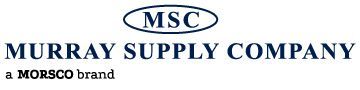 Logo of Murray Supply Company, a MORSCO brand. Features a navy oval with 
