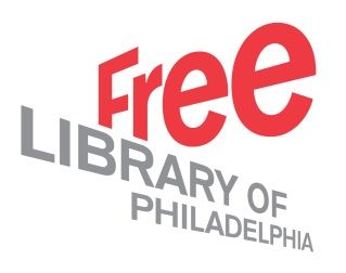 Free Library of Philadelphia logo: Red 