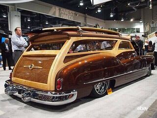 1950 Buick Woody rear view - chrome electroplating in Ogden, Utah