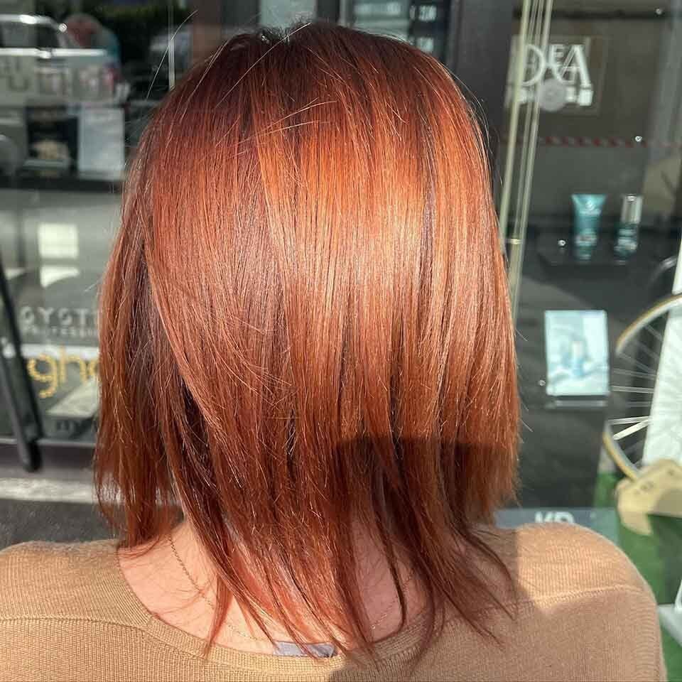 messa in piega liscia