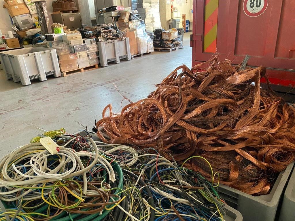 raccolta cavi di rame