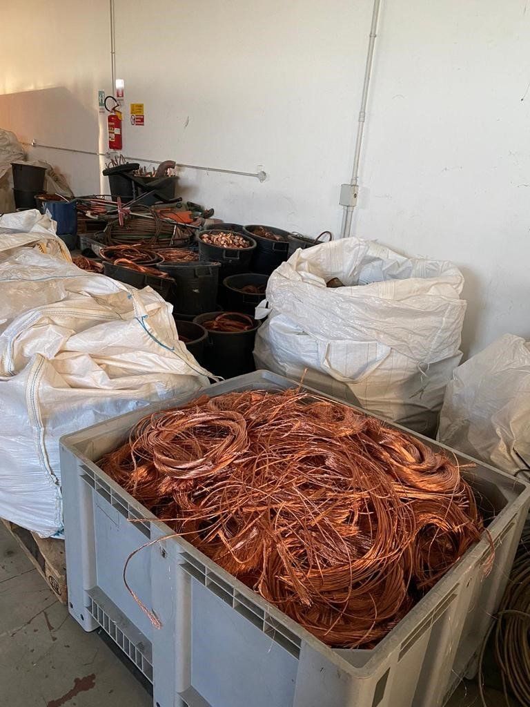 deposito cavi di rame