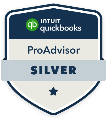 A badge that says proadvisor silver on it