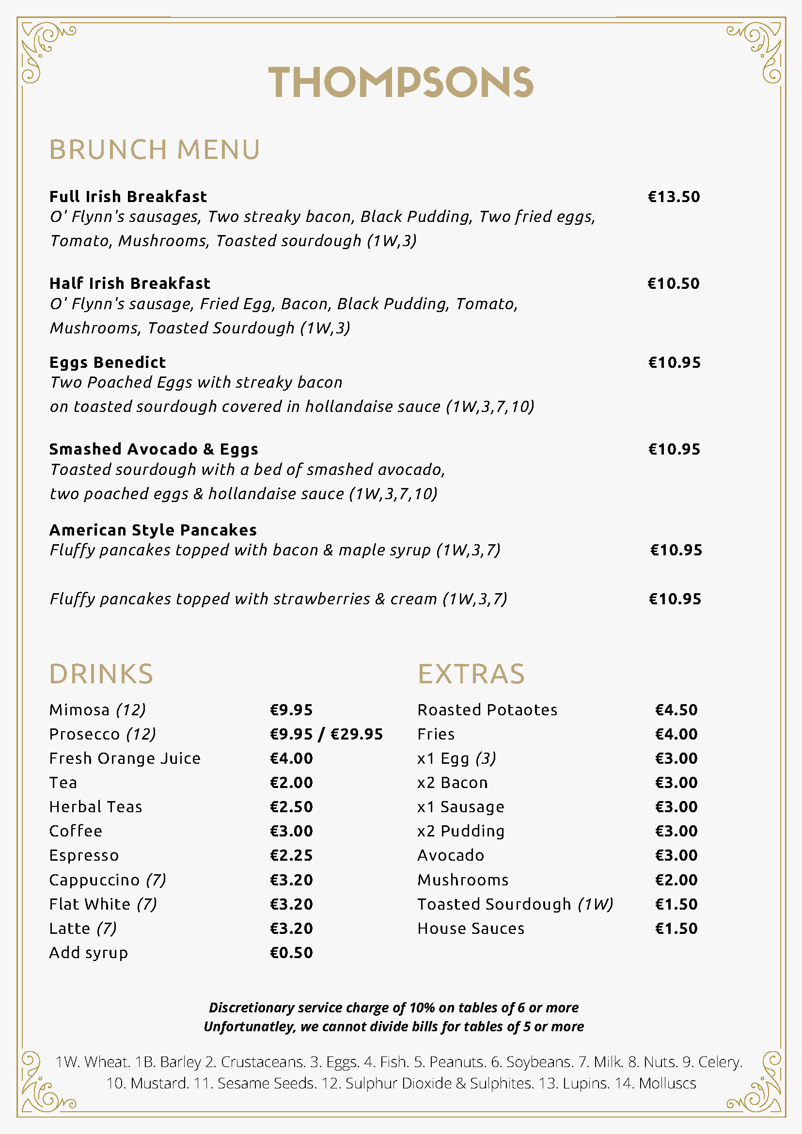 Thompsons Cork Restaurant & Microbrewery