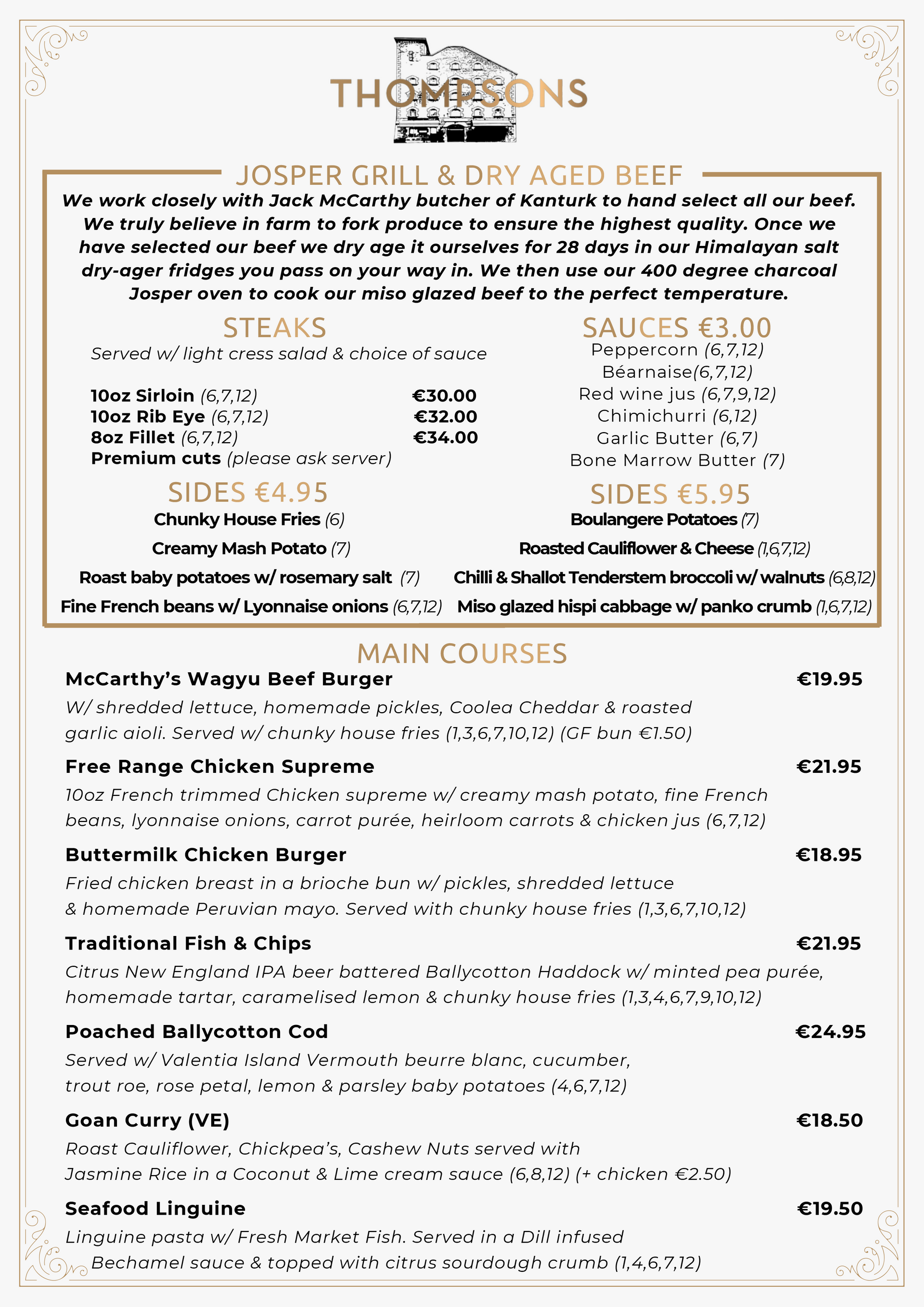 Thompsons Cork Restaurant & Microbrewery