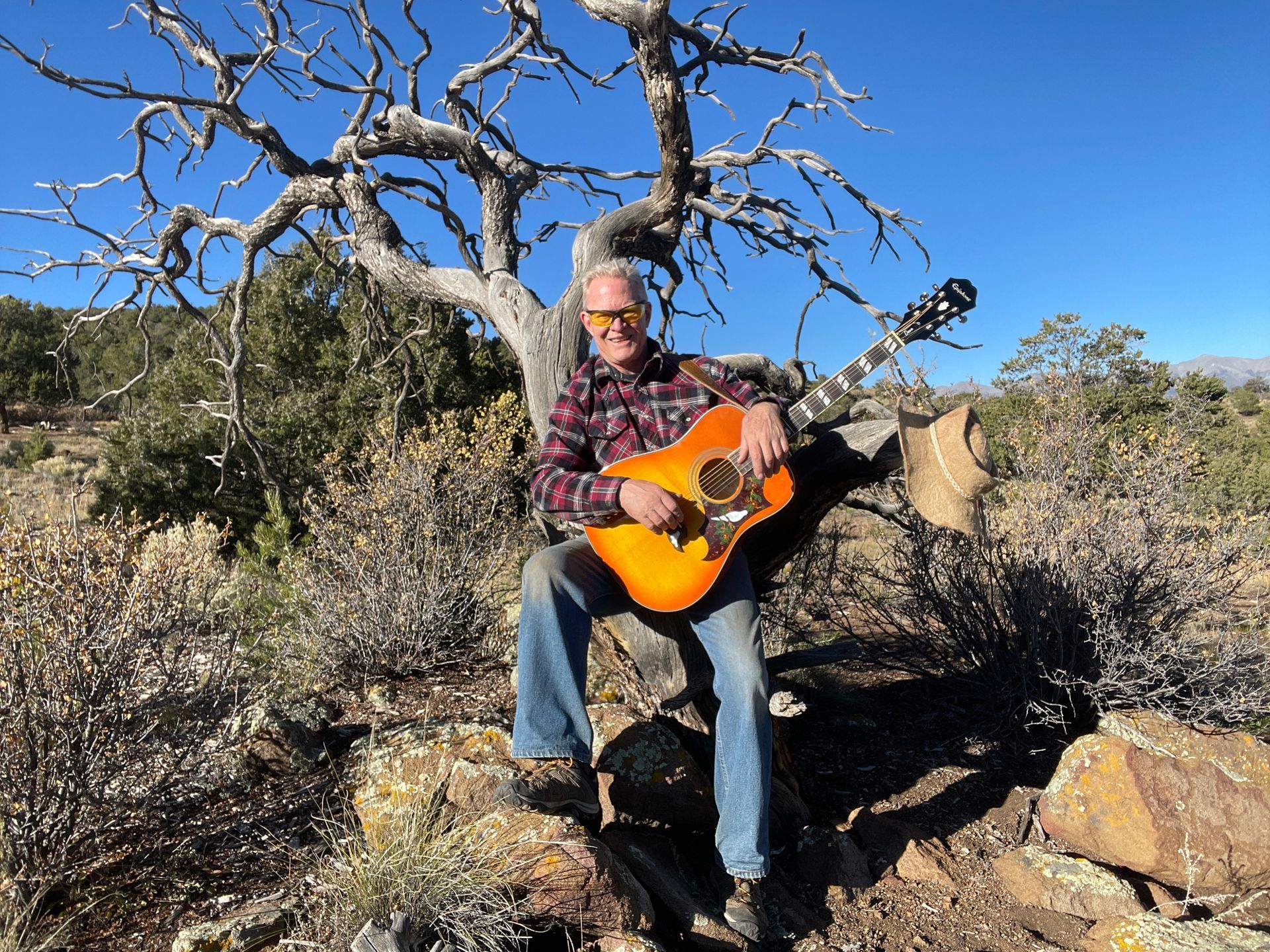 John-Luke Wall at home in the Rocky Mountains.