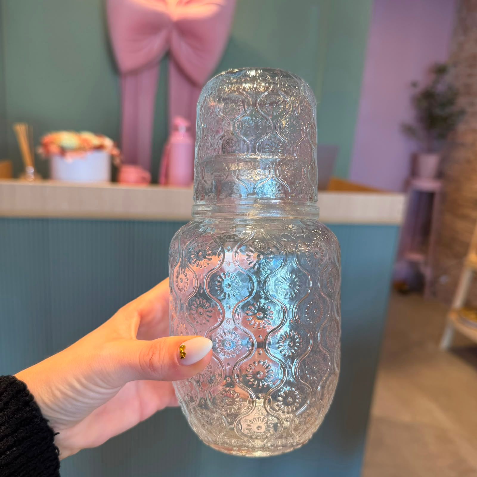 botella con vaso 500 ml
