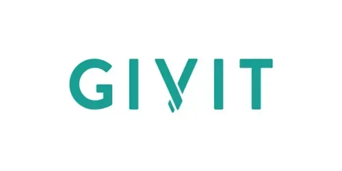 The logo for givit is green and white on a white background.