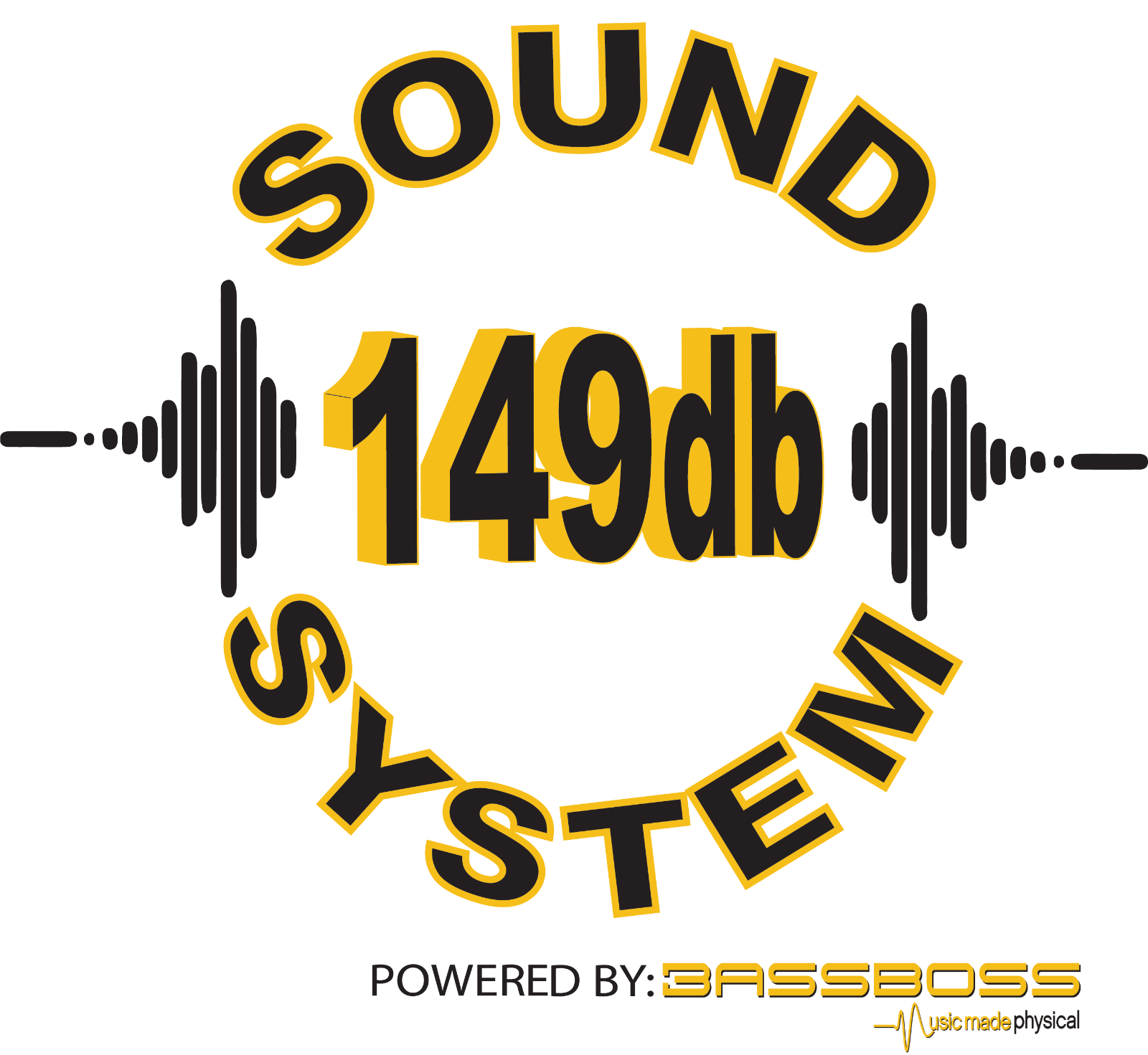 Logo for a sound system: 