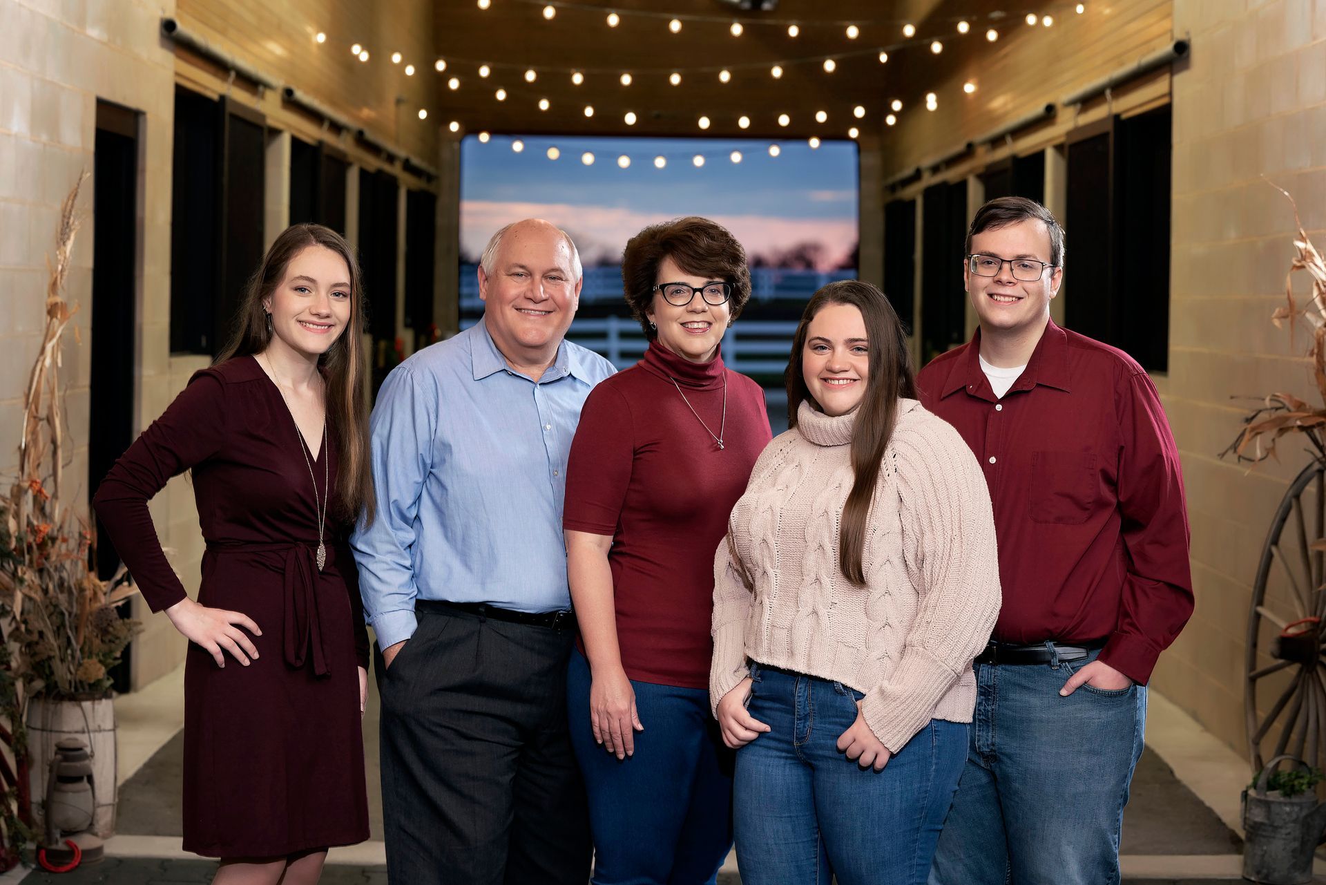 Ron Estes with family