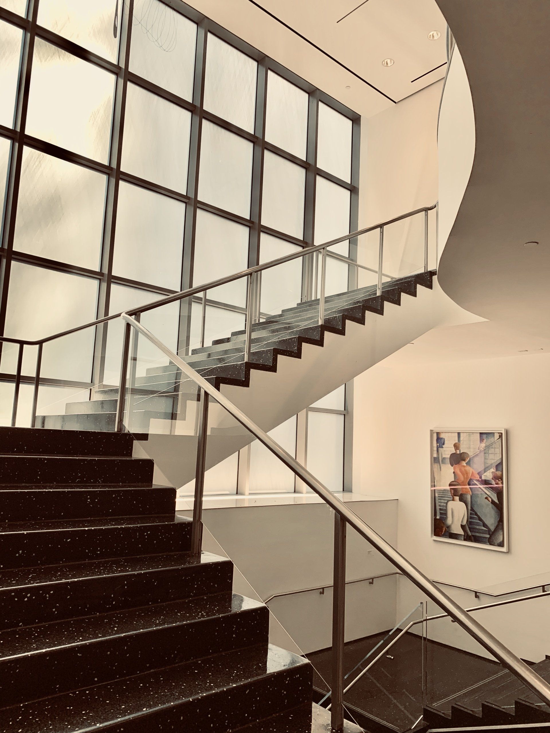 omd bauhaus staircase tour