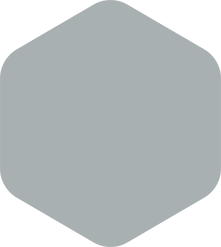Light gray, rounded hexagon shape.