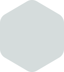 Pale blue rounded hexagon.