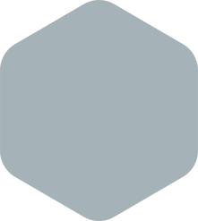 Light gray rounded hexagon.