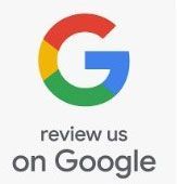A google logo that says `` review us on google ''. A google logo that says `` review us on google ''.