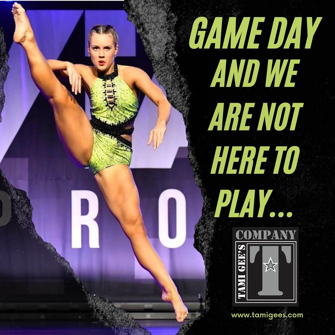 A poster that says game day and we are not here to play