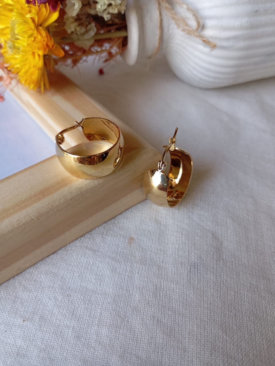 Argolla cubana ancha